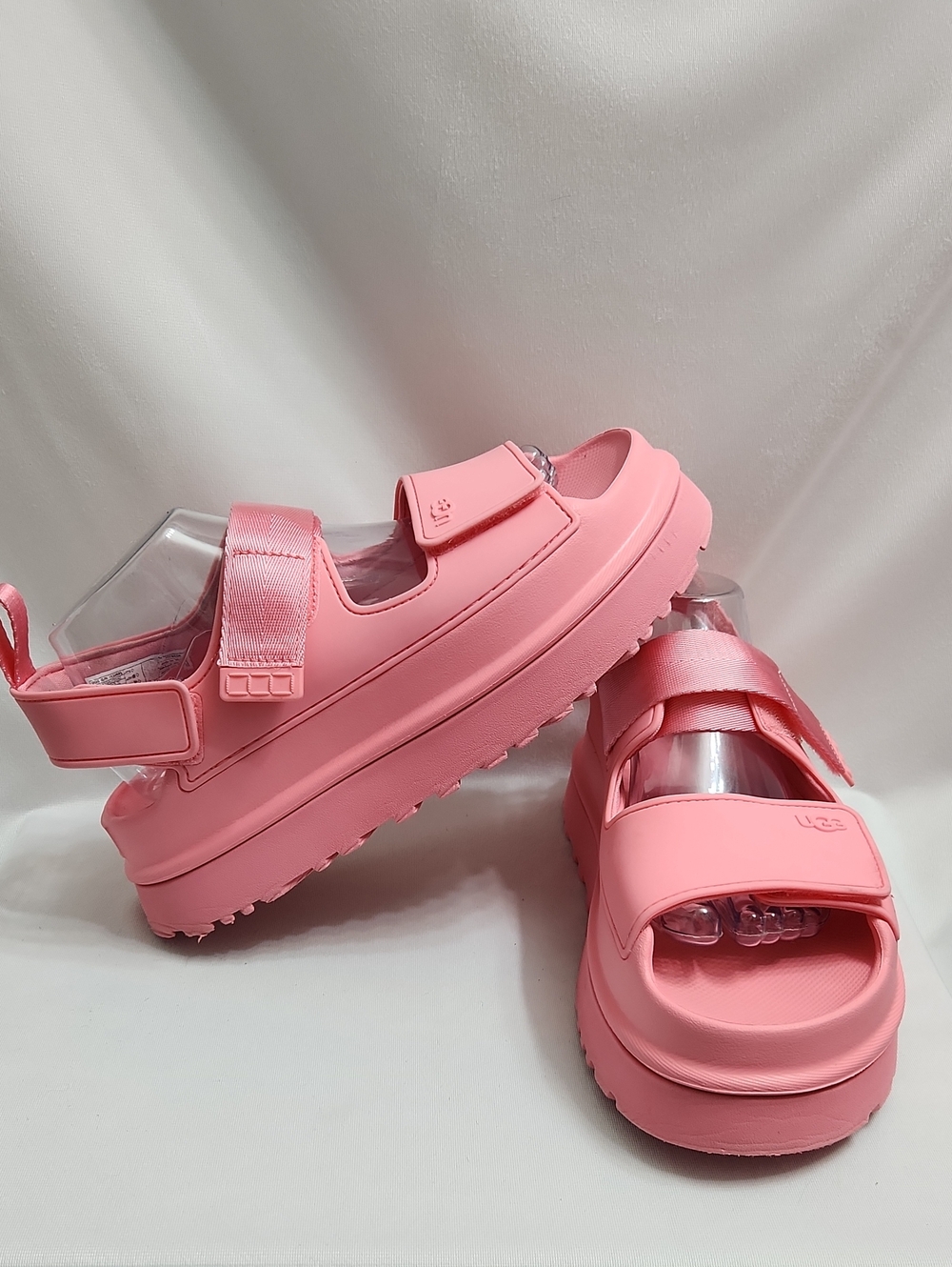 UGG Golden Glow Pink Platform Slingback Sandals (W Size 9)